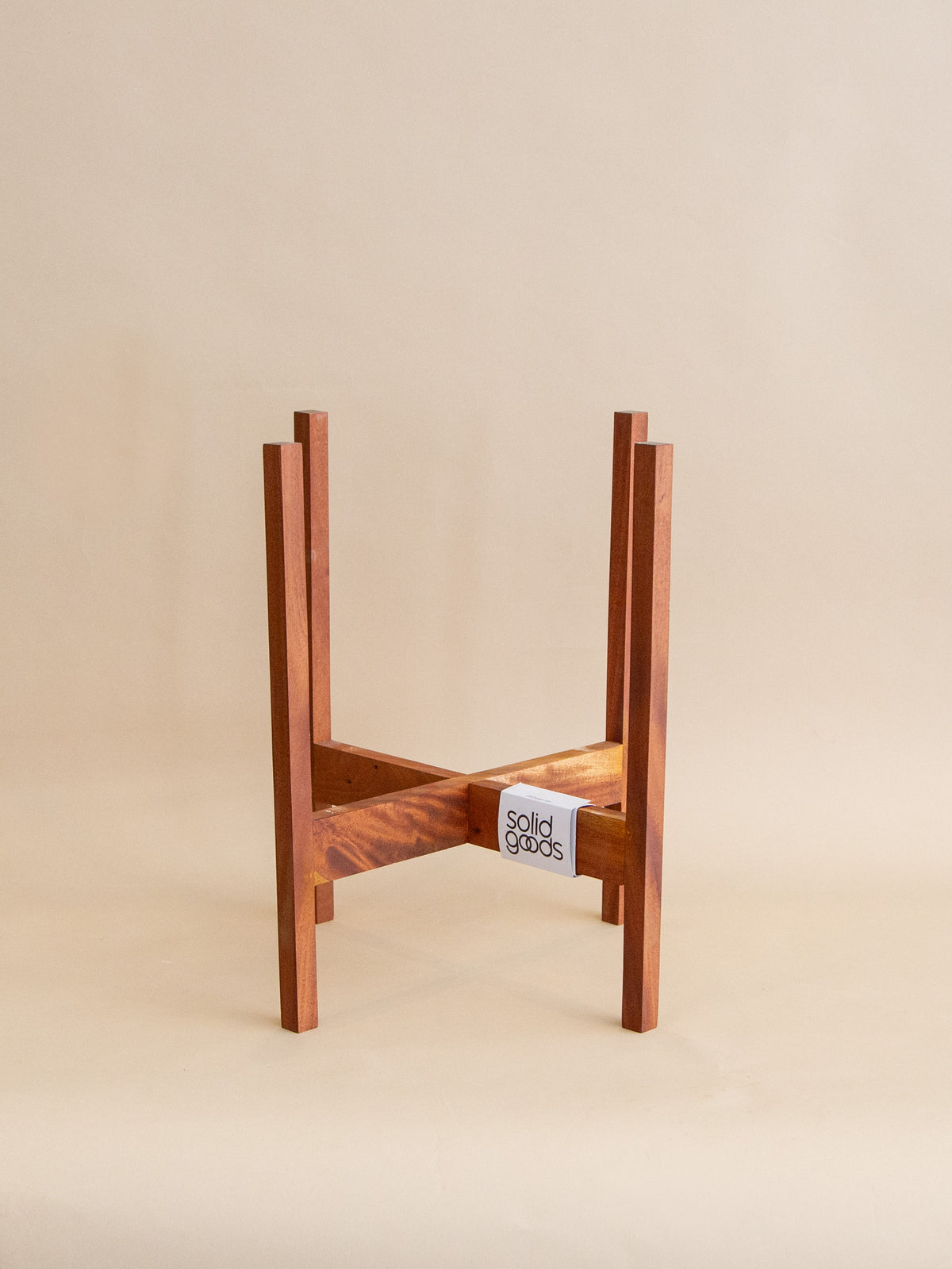 Square Leg Mahogany Stand