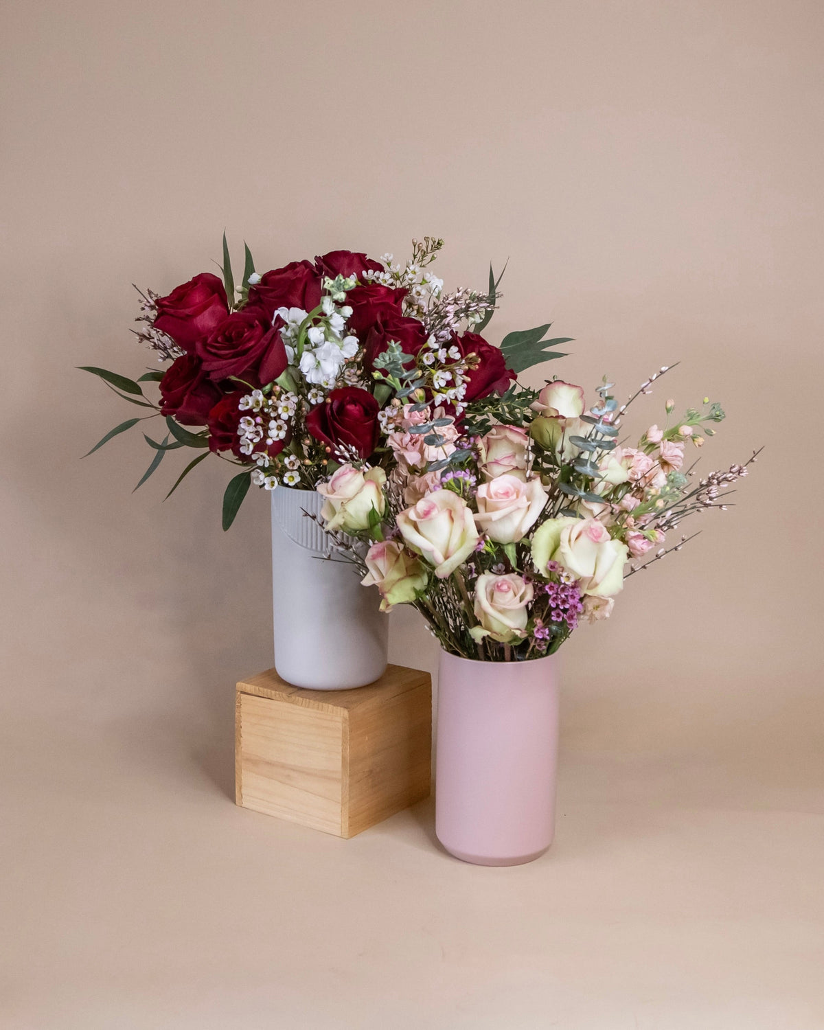 Valentine's Day Dozen Variegated Roses