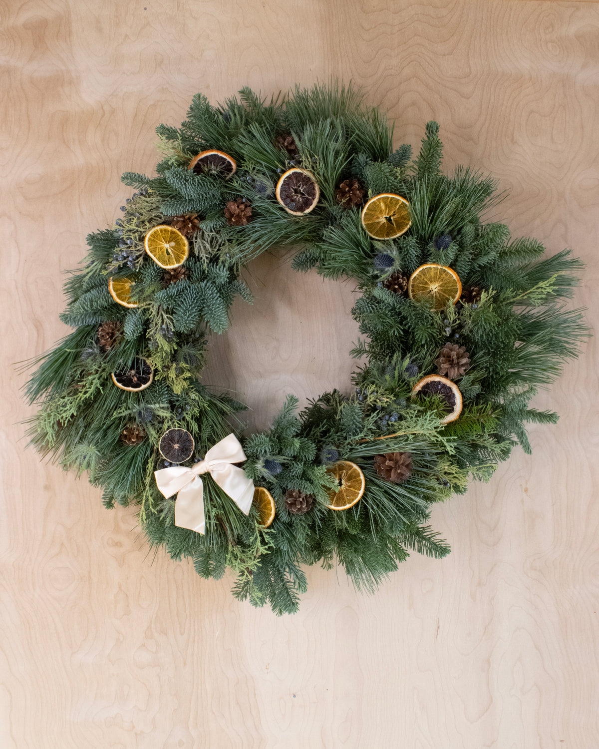 Citrus & Juniper Holiday Wreath