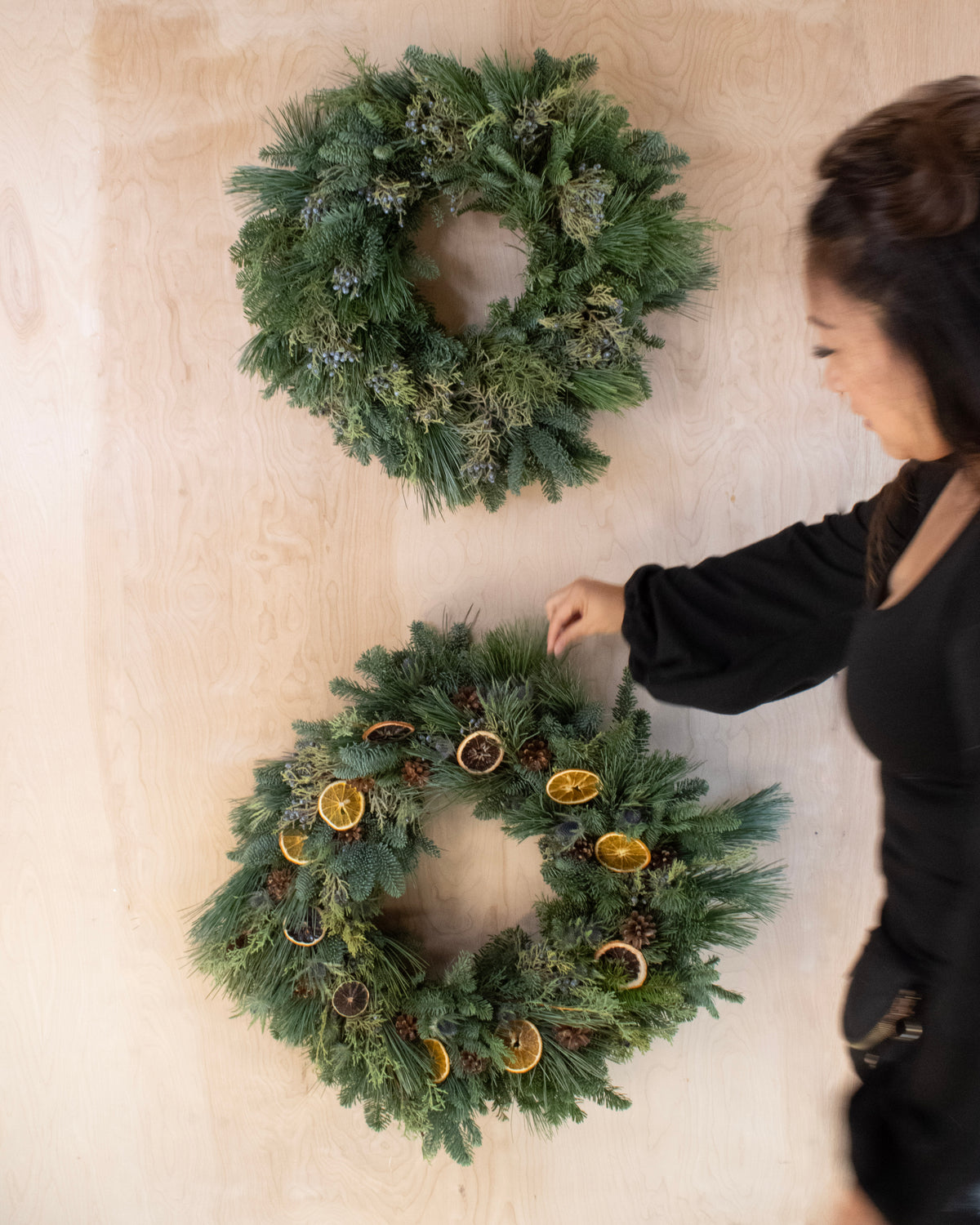 Cypress & Pine Holiday Wreath